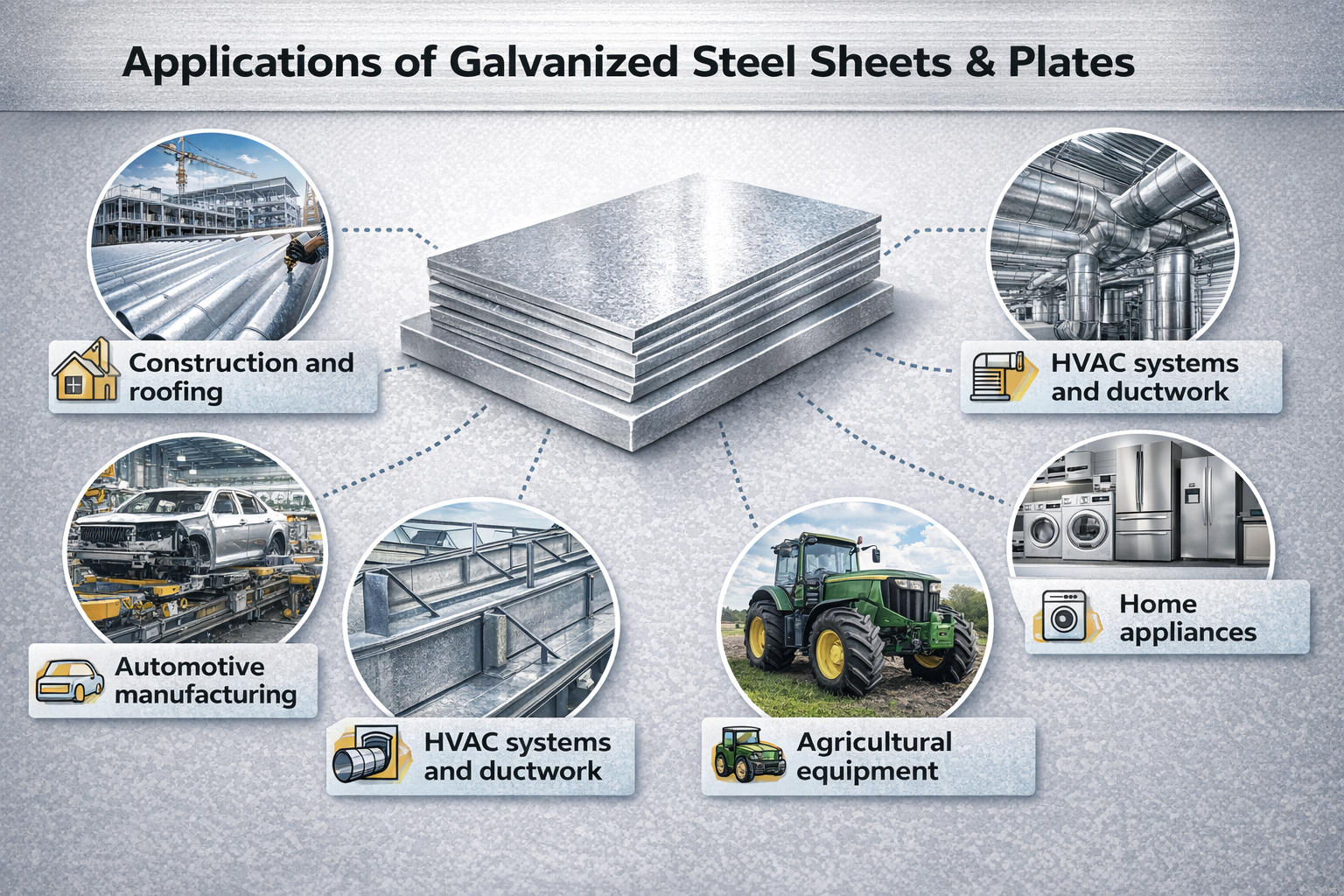 This image for application Of Galvanized steel The application Of Galvanized steel