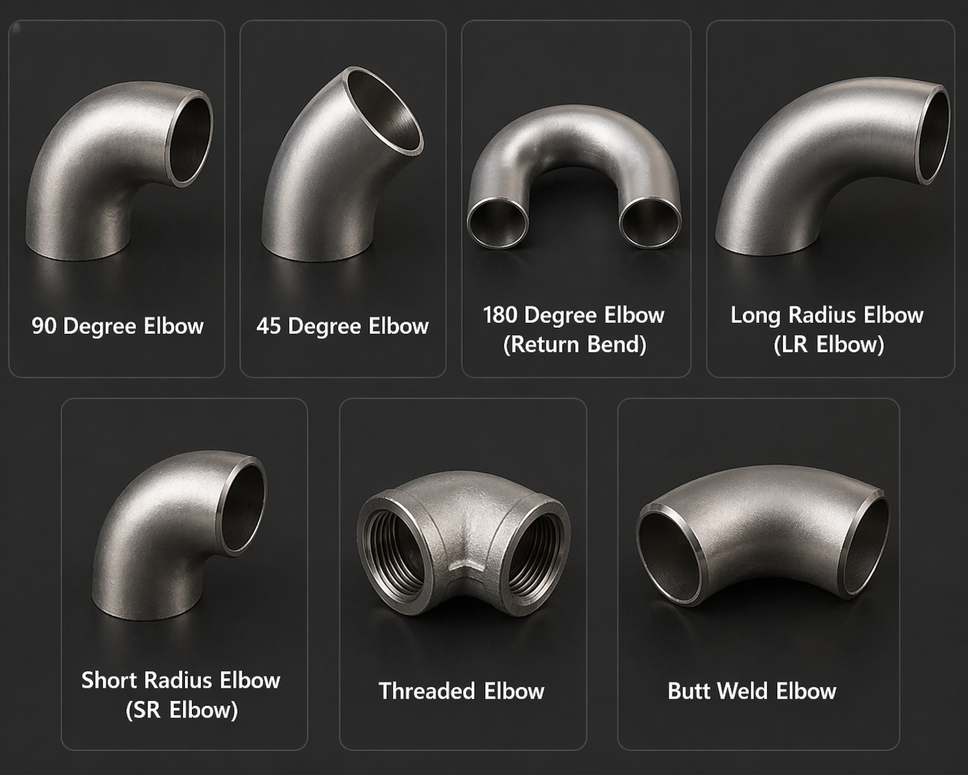 Types of Elbow Pipe Fittings