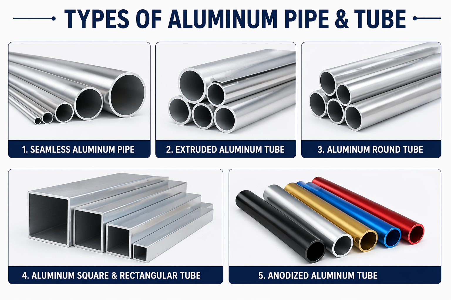 Aluminum PipeTube types