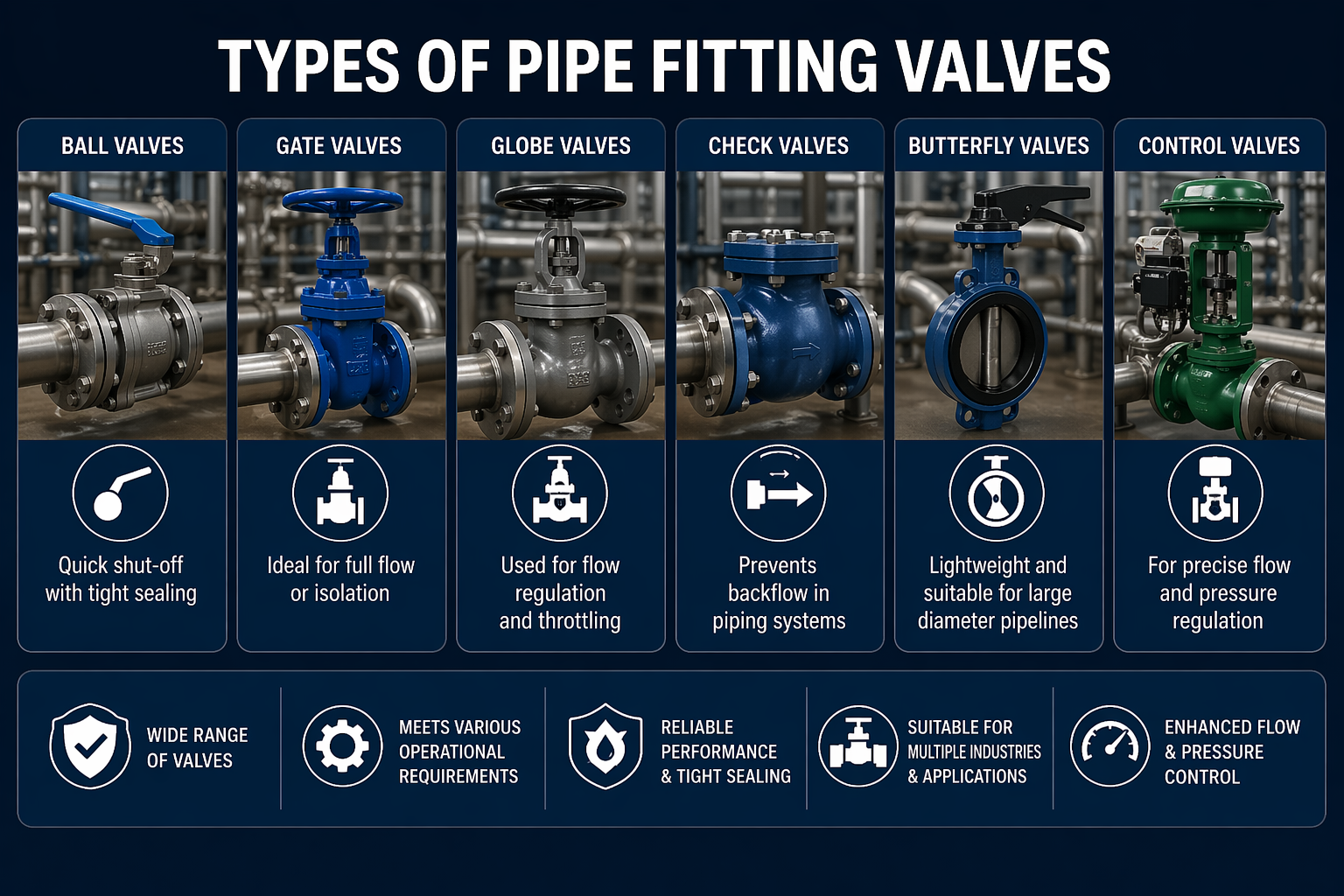 this is the picture fortypes of Pipe Fitting Valves Types of Pipe Fitting Valves