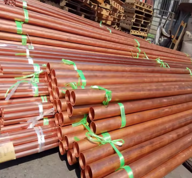 C11000 Pure Copper Pipe 15mm–25mm for Water and Air Conditioning Systems
