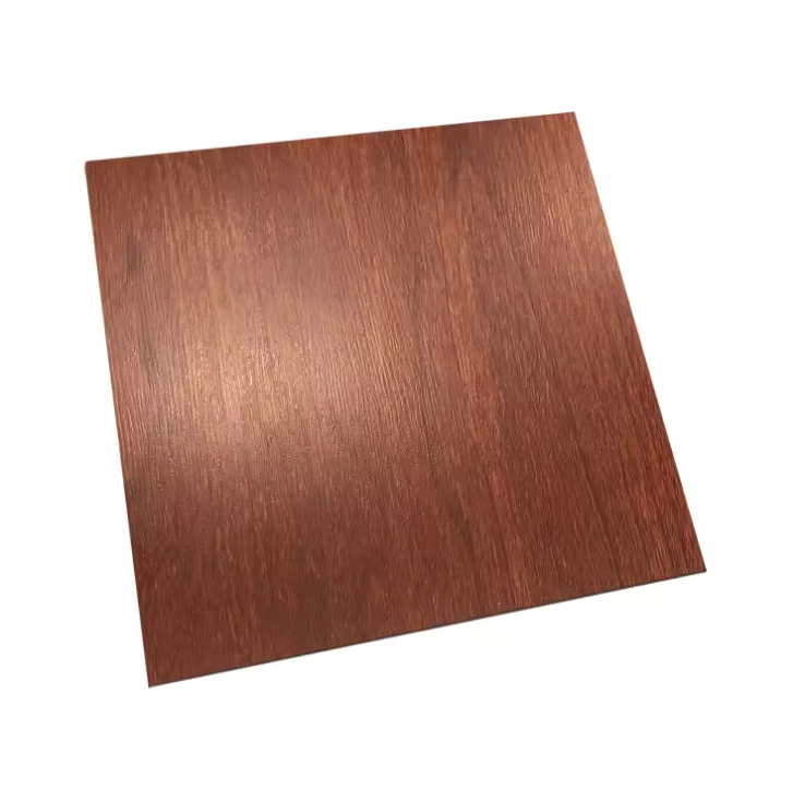 304 316 430 Laminated Wooden Stainless Steel Sheet – Cold Rolled Decorative Plate Cut and Welded