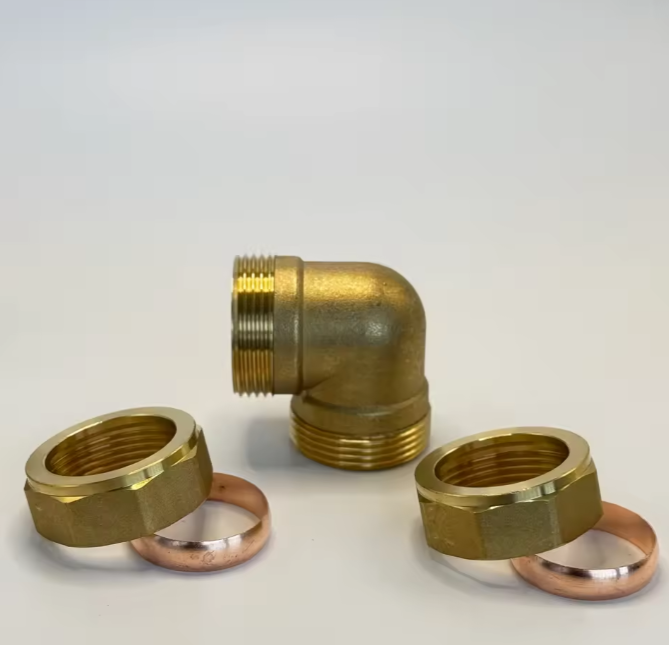 ISO Certified Metric C x C Vibration Resistant Brass 90 Degree Elbow