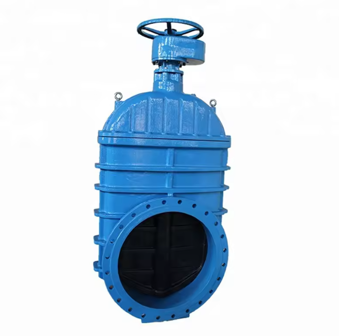 DN200 Ductile Iron Soft Seated Flanged Gate Valve for Water Supply