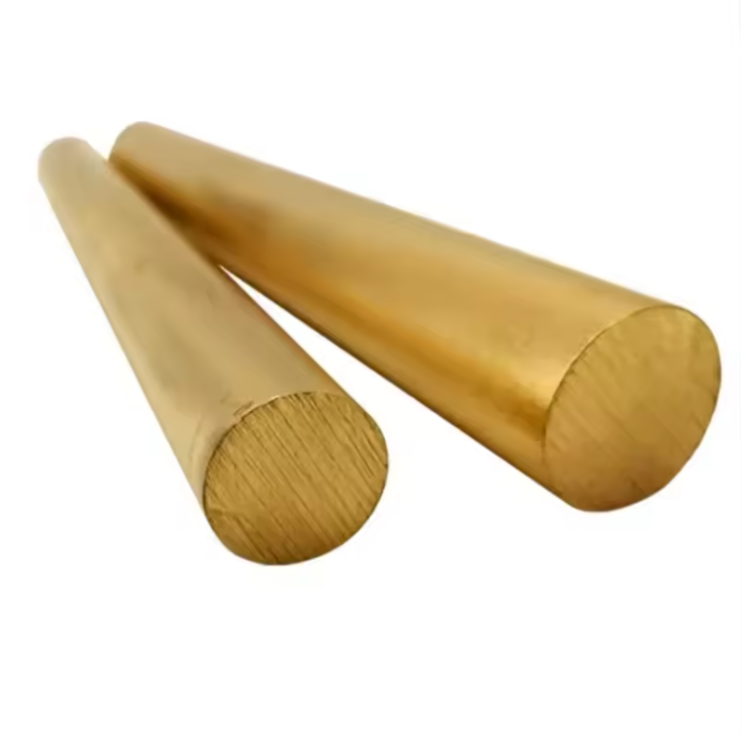 CuZn1 CuZn2 Brass Copper Round Rod – Copper Alloy Bar and Brass Profile Manufacturer