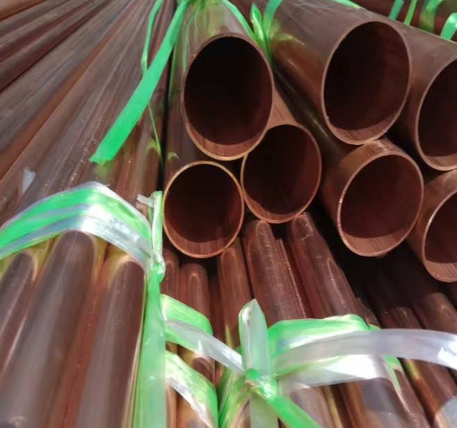 C11000 Pure Copper Pipe 15mm–25mm for Water and Air Conditioning Systems