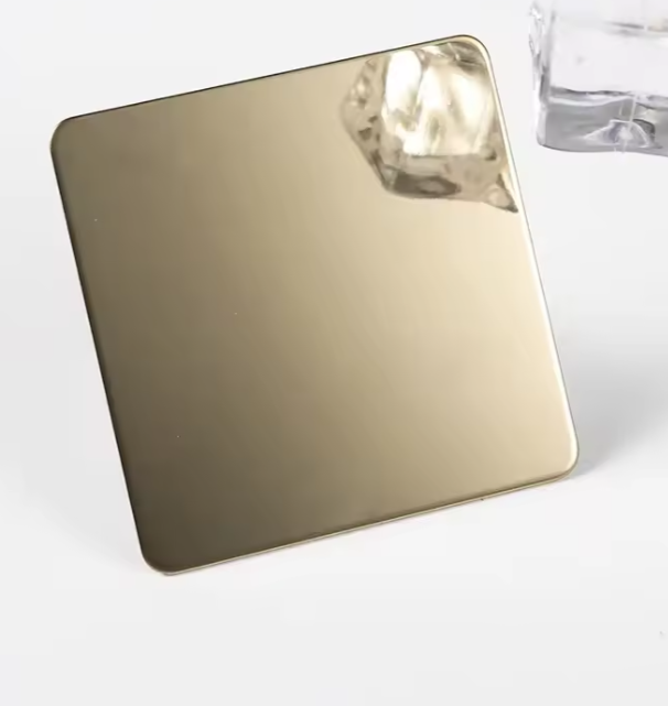 SS304 420 PVD Coating Brushed Gold Bronze Champagne Stainless Steel Sheet