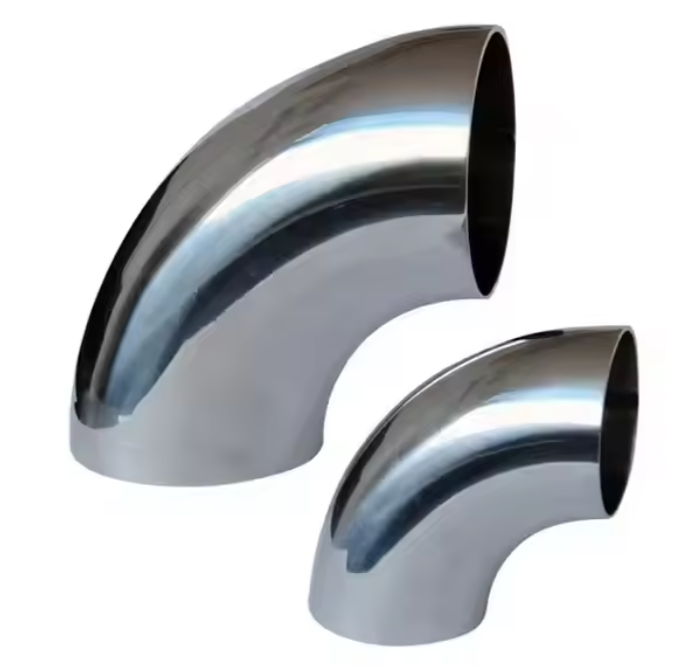 2 Inch 90° Mandrel Bend 304 Stainless Steel Elbow | Polished 1D CLR Pipe