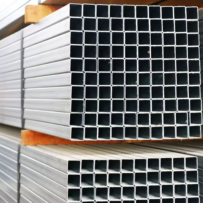 MS GI Rectangular Hollow Section 80x40 120x60 Galvanized Square Steel Pipe