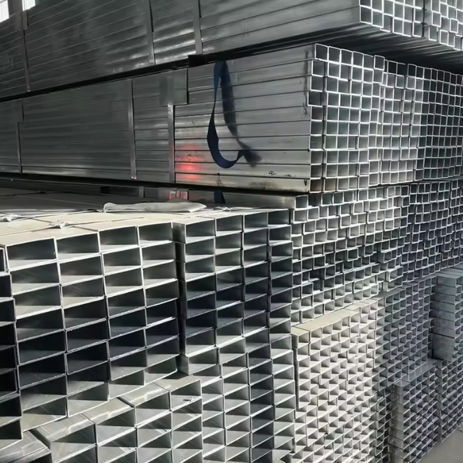 Factory Direct Sale GI Pre-galvanized Square Rectangular Hollow Section Pipe