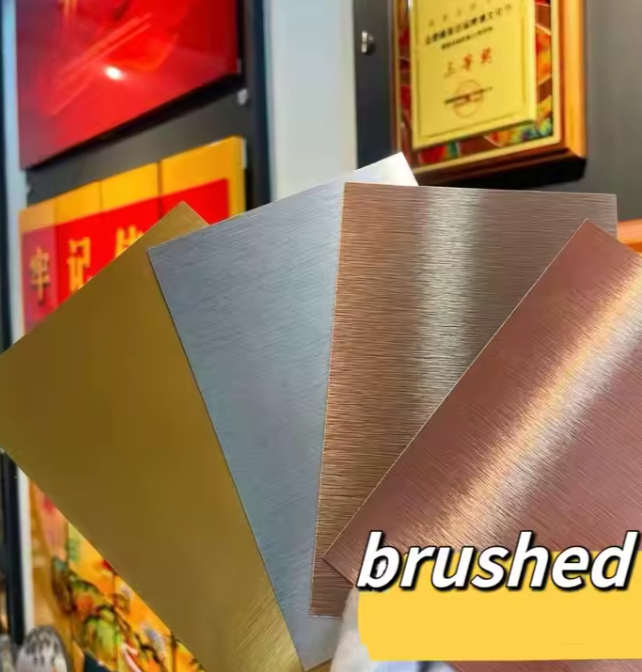 Brushed Aluminum Sheet 0.8mm Black Copper Brass Silver Anodized Plate