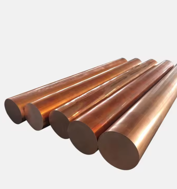 C10100 99.9% Pure Copper Round Rod 2–90mm – Half-Hard Red Copper Bar for Industrial Use