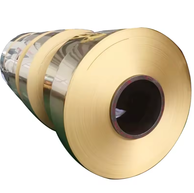 Decorative Brass Strip C21000 C26000 C27200 CuZn30–CuZn37 0.1–3mm