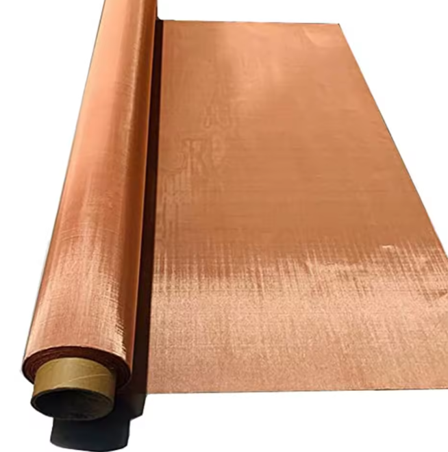 100ft Pure Copper Wire Mesh Roll 32in Knitted Copper Cloth Filter Screen