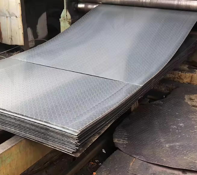 Carbon Steel Checkered Non-Slip Stair Tread Pattern Plate