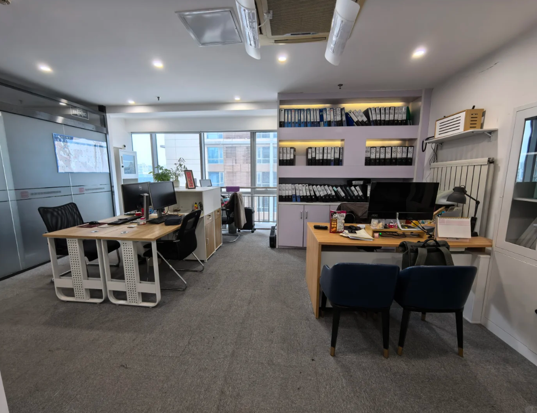 Company office and technical team workspace