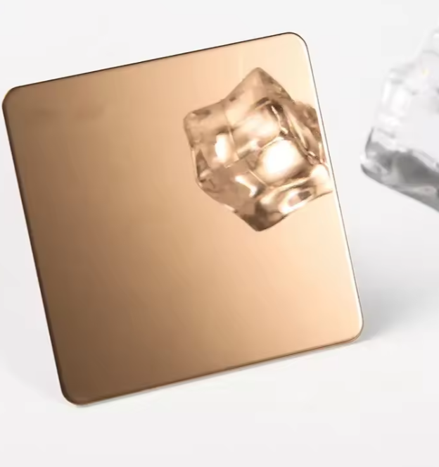 SS304 420 PVD Coating Brushed Gold Bronze Champagne Stainless Steel Sheet