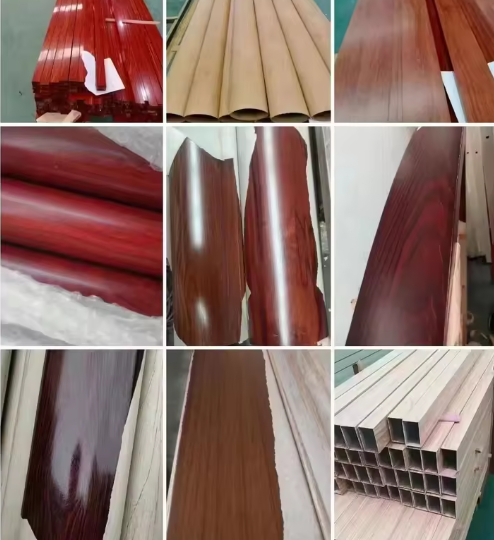 304 316L Wood Grain Stainless Steel Round Square Pipe for Interior Decoration