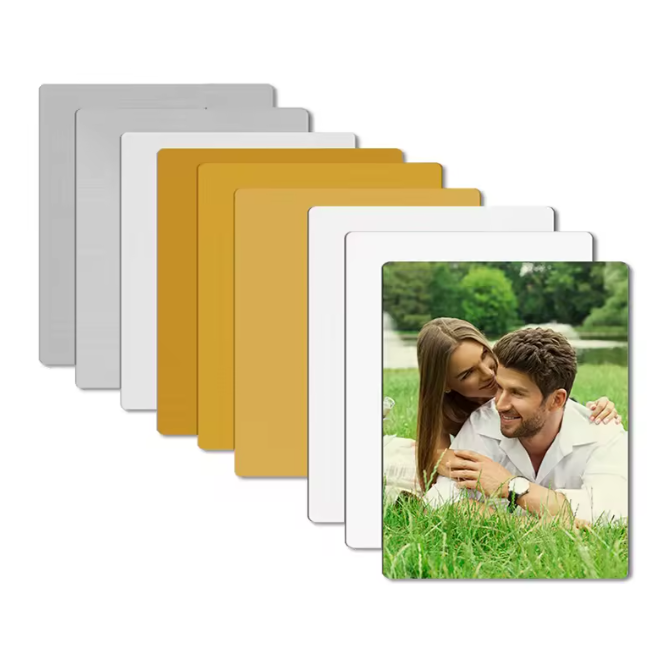High Definition Aluminum Sublimation Metal Photo Sheet Plate Blanks