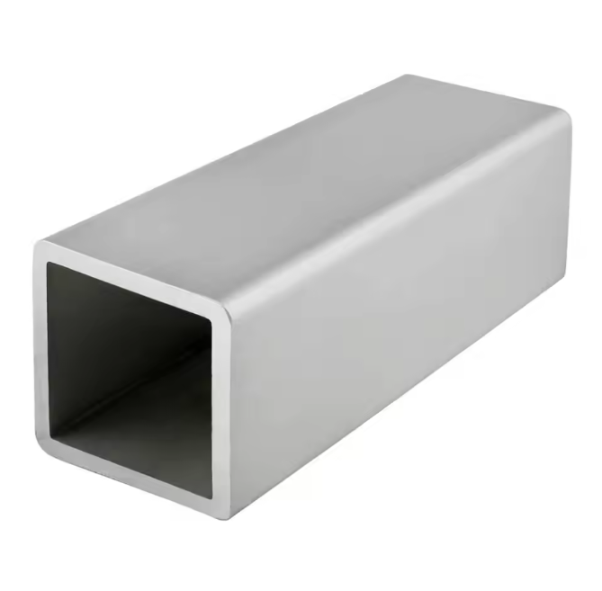 Manufacturer 6063 T6 Aluminum Alloy Square Tube for Industrial Use