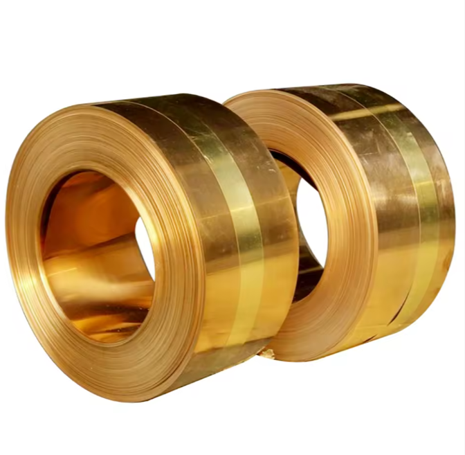 Decorative Brass Strip C21000 C26000 C27200 CuZn30–CuZn37 0.1–3mm