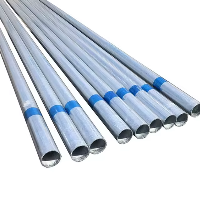 Hot Dipped GI Steel Pipe A53 Pre-Galvanized Round Tube for Greenhouse