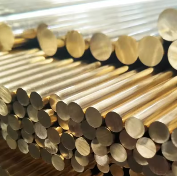 CuZn1 CuZn2 Brass Copper Round Rod – Copper Alloy Bar and Brass Profile Manufacturer
