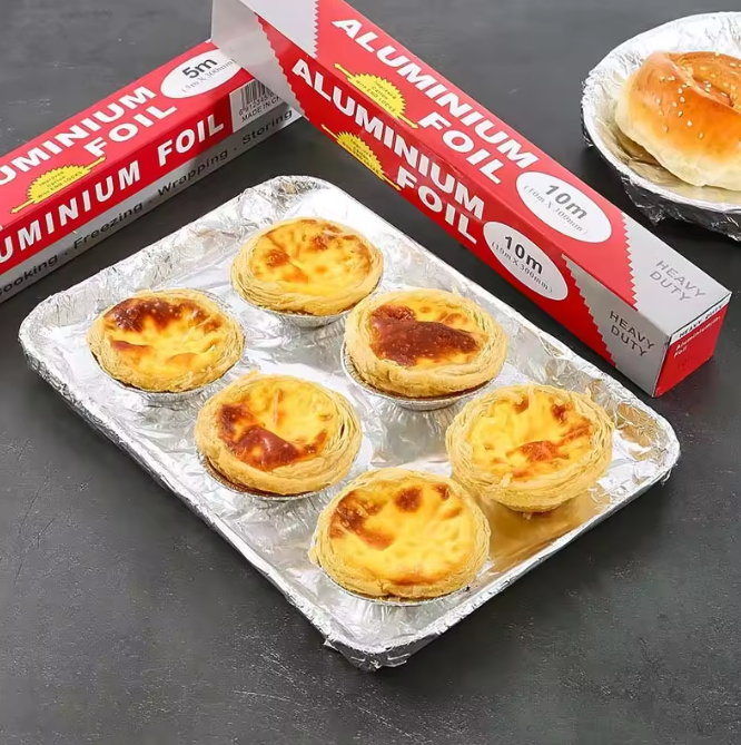 Food Grade Heavy Duty Non-stick Aluminum Foil Roll for Kitchen Use