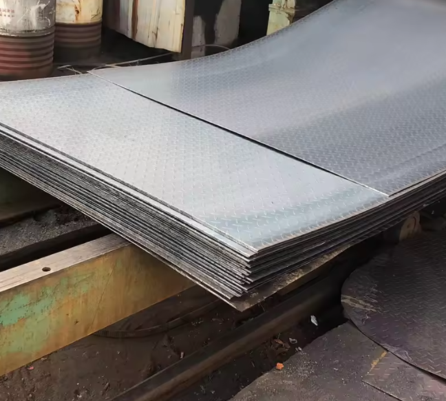 Carbon Steel Checkered Non-Slip Stair Tread Pattern Plate
