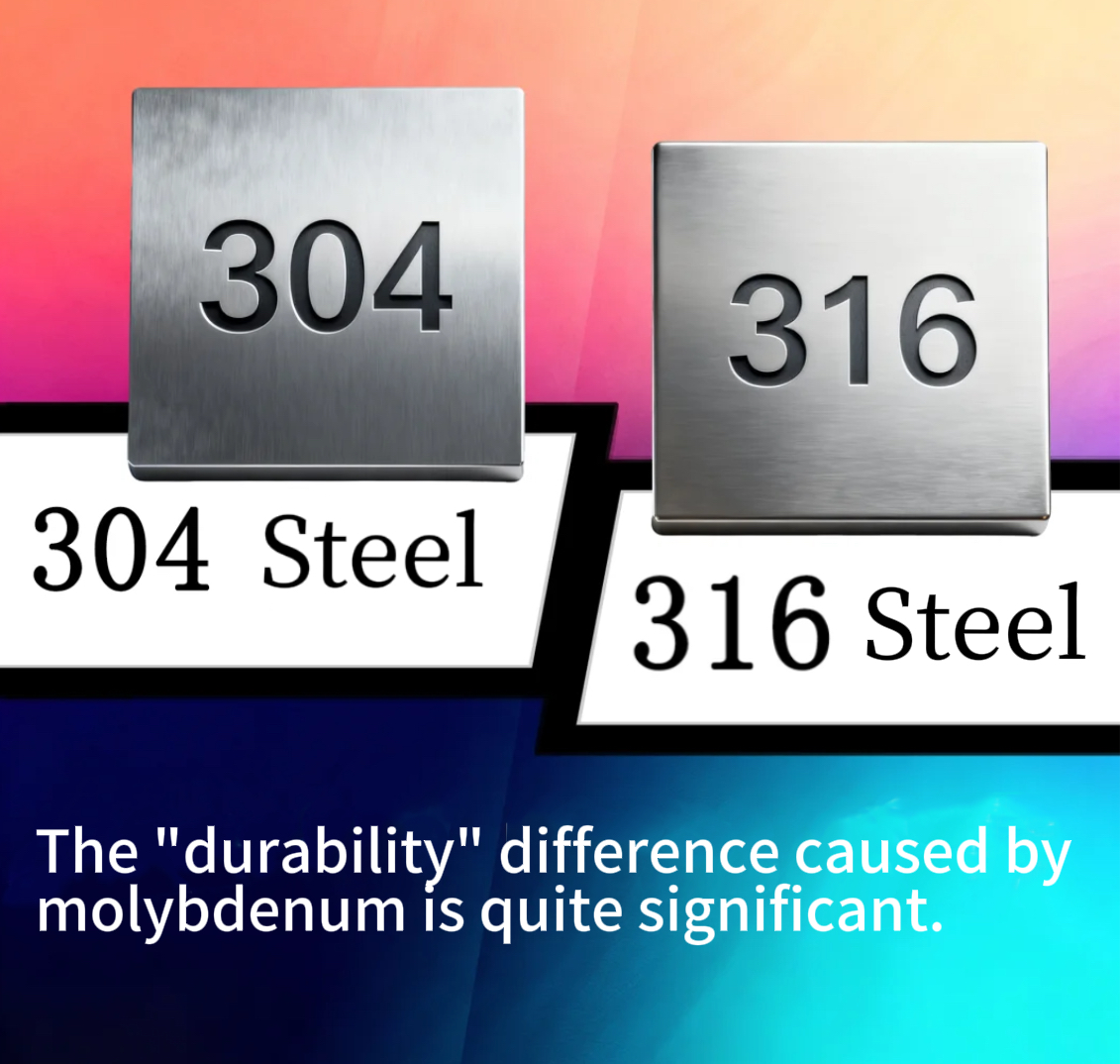 304 vs 316 stainless steel