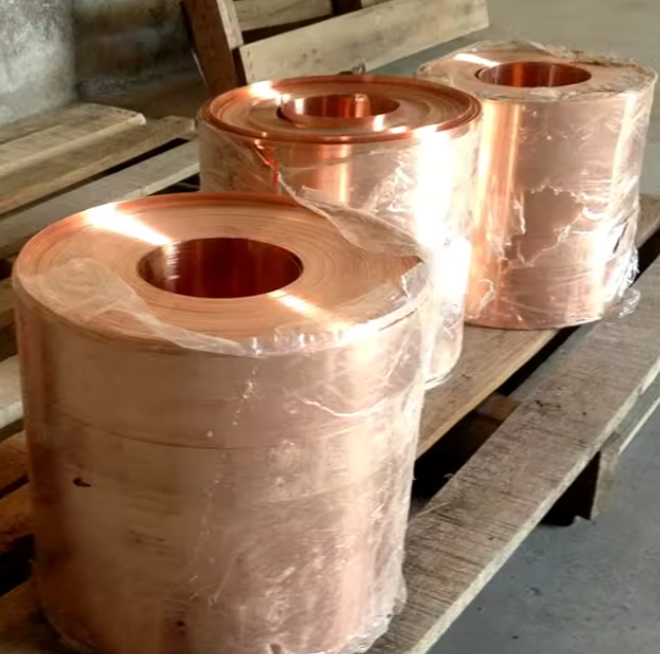 C11000 C10200 High Purity 99.9% Copper Strip / Coil / Sheet for Electronics