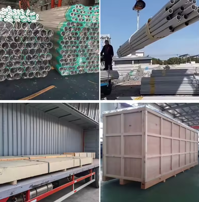 Factory Supply 1050 1060 1100 3003 5052 6061 6063 Extruded Aluminum Tube Pipe