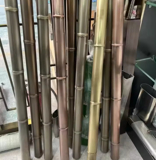 304 316L Wood Grain Stainless Steel Round Square Pipe for Interior Decoration