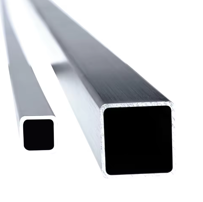 Manufacturer 6063 T6 Aluminum Alloy Square Tube for Industrial Use