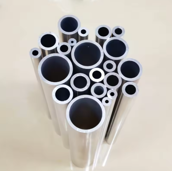 Customized 6005 6060 6063 Aluminum Alloy Seamless Round Tube Pipe