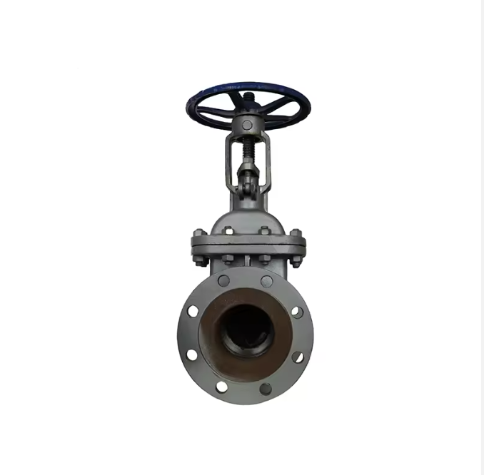 ANSI Flanged Gate Valve CF8 / WCB Cast Steel for Industrial Pipelines