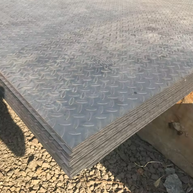 Q235 Carbon Steel Diamond Checkered Plate Tear Drop Pattern Sheet