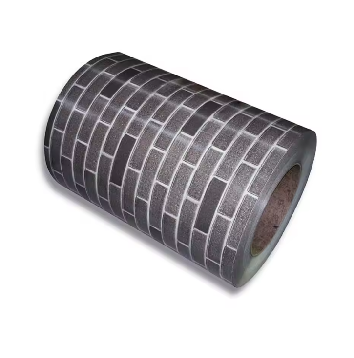 PPGL Prepainted Galvalume Steel Coil 0.4mm Color Coated Flower Pattern