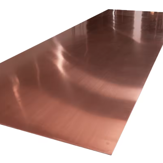 99.9% Pure Copper Plate Sheet Cu Metal Plate for Construction and Electronics