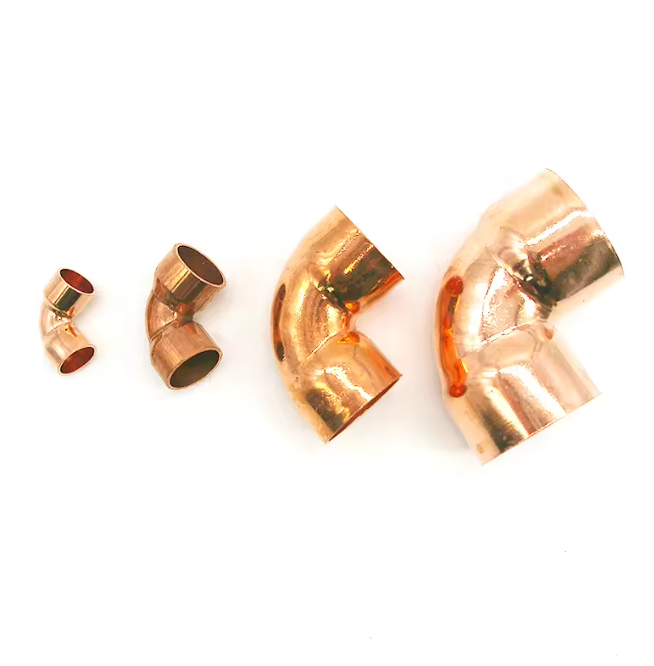 Copper 90° Sweat Elbow 1" Plumbing Fitting | Box of 10
