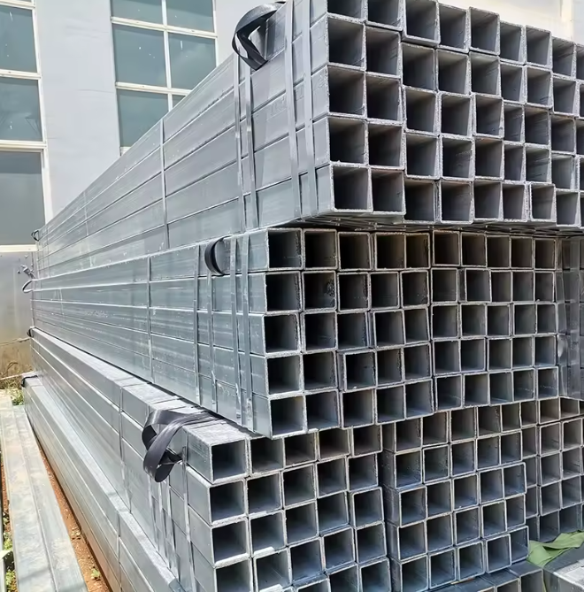 Factory Direct Sale GI Pre-galvanized Square Rectangular Hollow Section Pipe