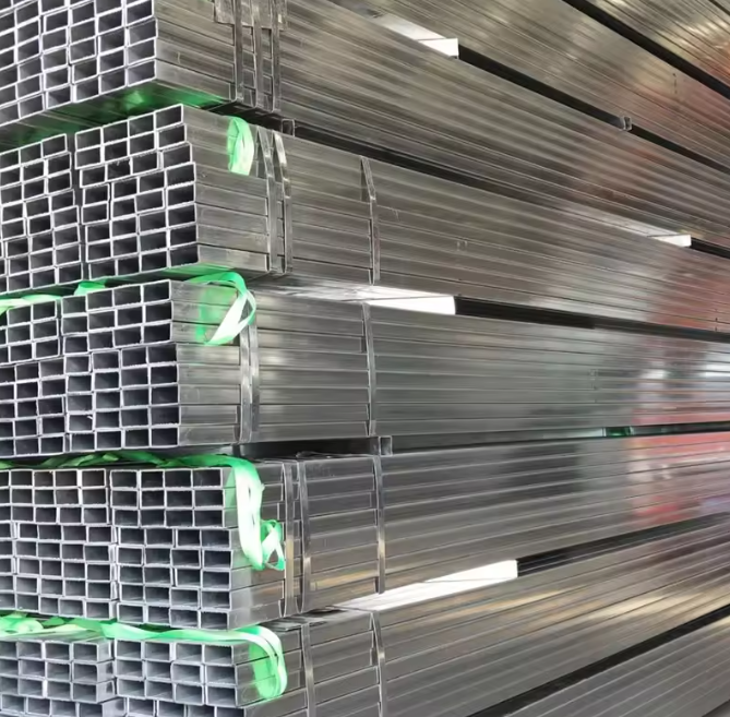 MS GI Rectangular Hollow Section 80x40 120x60 Galvanized Square Steel Pipe