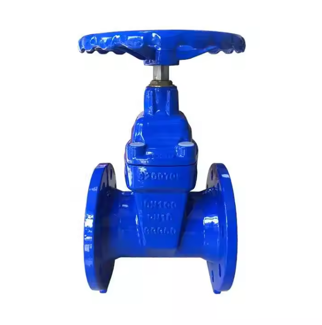 DN200 Ductile Iron Soft Seated Flanged Gate Valve for Water Supply