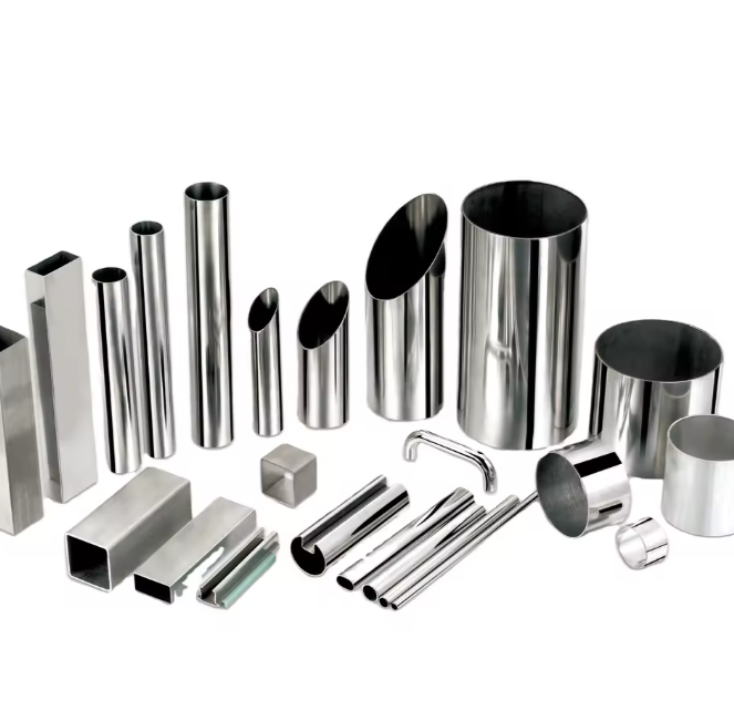 Seamless Stainless Steel Round and Square Pipe 201 304 316L Factory Supply