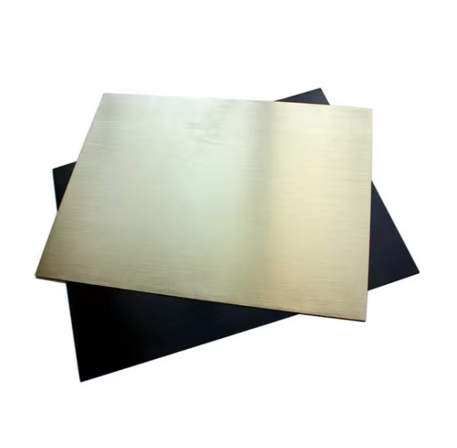 Brushed Aluminum Sheet 0.8mm Black Copper Brass Silver Anodized Plate
