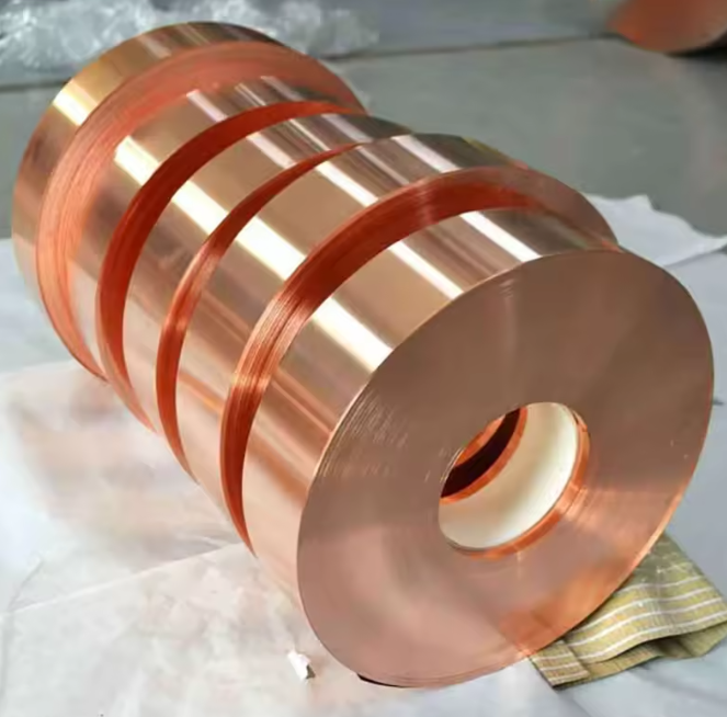 C11000 C10200 High Purity 99.9% Copper Strip / Coil / Sheet for Electronics