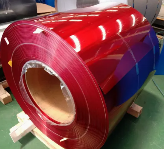 1050 1100 Double Coated Color Aluminum Coil Customized Painted Roll