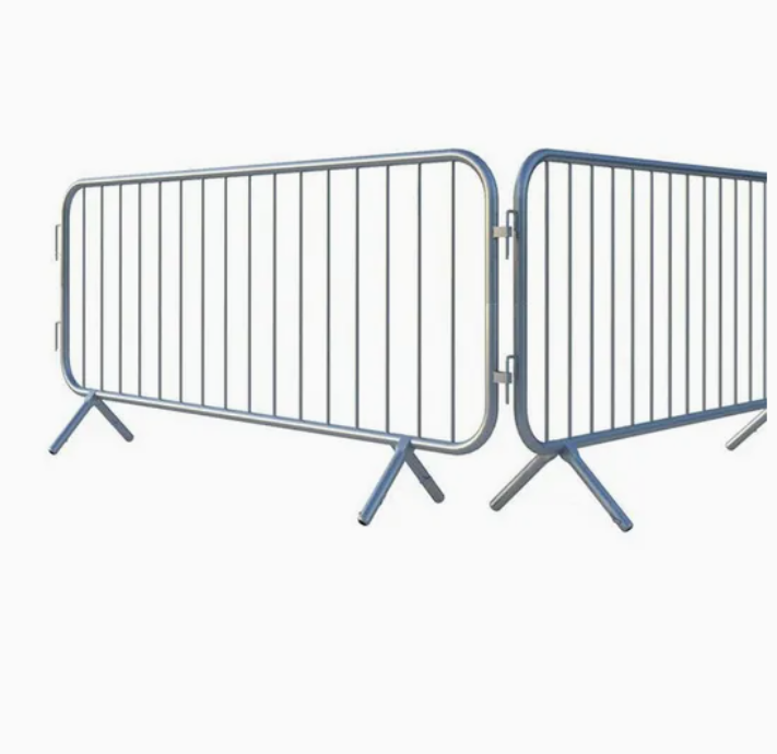 Retractable Steel Crowd Control Barrier for Events and Traffic Safety