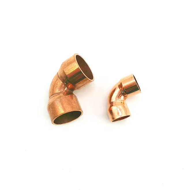 Copper 90° Sweat Elbow 1" Plumbing Fitting | Box of 10