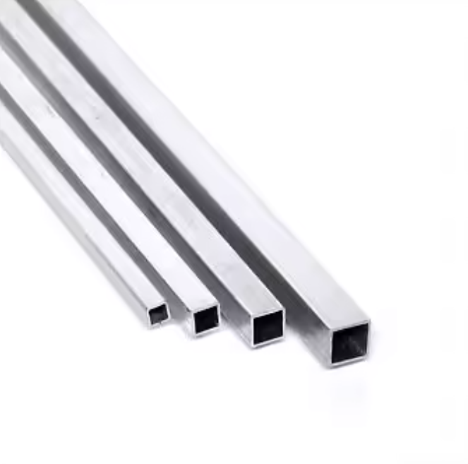 Manufacturer 6063 T6 Aluminum Alloy Square Tube for Industrial Use